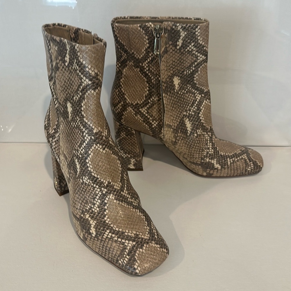 Sam Edelman Codie snake skin ankle boots